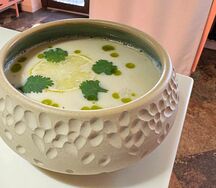 Сливочно-имбирный суп