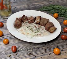 Шашлык из бараньей мякоти 