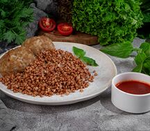 Ёжики мясные с гречкой