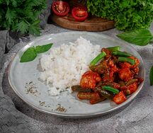 Рагу из курицы с рисом