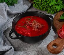 Борщ с говядиной