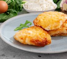 Творожные мини-хачапури с сыром