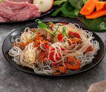 Фунчоза с говядиной