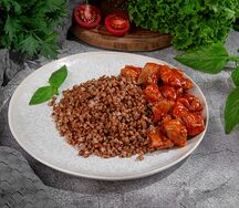 Куриное филе бедра с гречкой