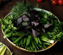 Ассорти свежей зелени