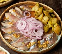 Сельдь с картофелем