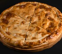 Пирог с картофелем и грибами