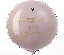 Фольгированные шары С любовью (круг)