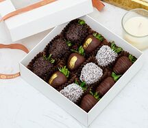 Бокс с клубникой в шоколаде Эвенес