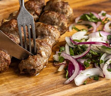 Люля-кебаб из баранины и телятины