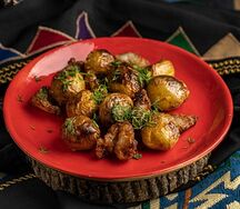 Картофель со свиным салом