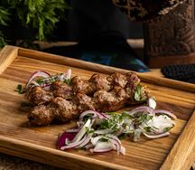 Люля-кебаб из свинины и телятины