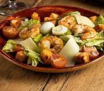 Цезарь с креветками 
