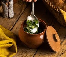 Суп из мацони с тархуном