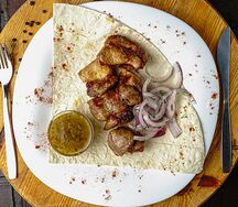 Шашлык из свиной шеи