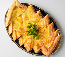 Пиде грибы, сыр