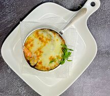 Жюльен с морепродуктами 