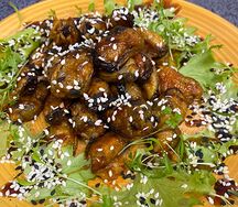 Мидии терияки