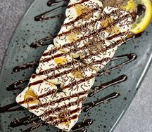 Сладкий ролл с грушей 