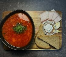 Борщ по-домашнему