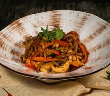 Лапша с говядиной