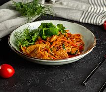 Тубу со свининой и овощами