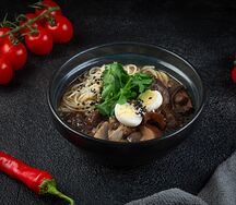 Суп грибной с лапшой