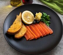 Семга с лимоном