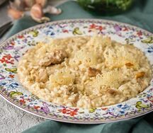 Ризотто с белыми грибами