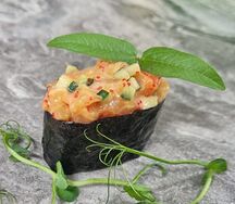 Сливочные суши с лососем