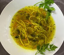 Суп-лапша с грибами