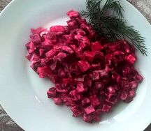 Салат из свеклы с сыром