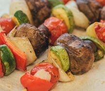 Овощной шашлык