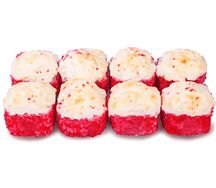 Запеченный ролл Калифорния с креветкой 