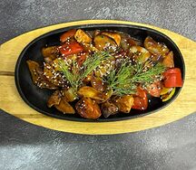 Сковородка с курицей 