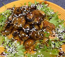 Мидии терияки