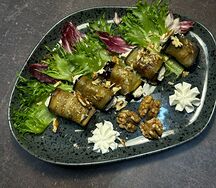 Рулетики из баклажанов 