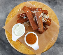 Хрустящие чесночные крутоны