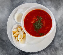 Борщ с мясом