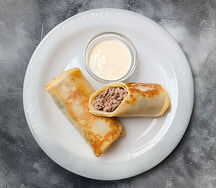 Крепы с мясом