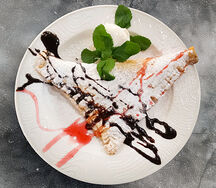 Штрудель с грушей 