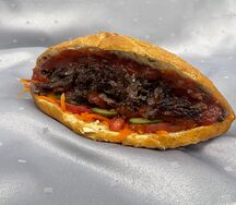 Булка с говядиной 