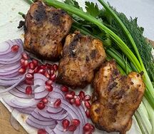 Шашлык из куриных спинок