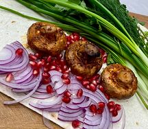 Грибы на гриле