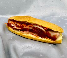 Хот-дог с сосиской 