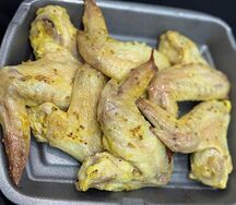 Крылья гриль в сливочном соусе