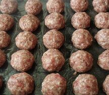 Фрикадельки свино-говяжьи (замороженные)