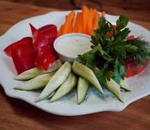 Овощная тарелка