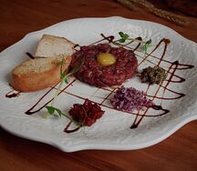 Тартар из мраморной говядины