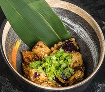 Хрустящие баклажаны с тофу